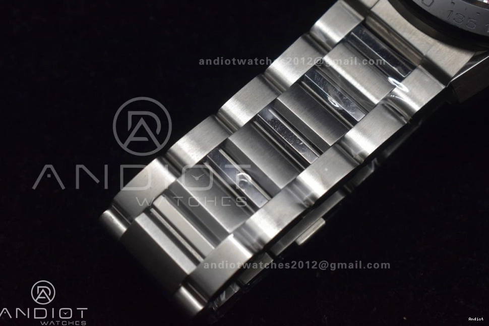 A SS Chrono 1:1 389 SS 01 Calibre Dial XF ZeroBulk on Bracelet Heuer Black Edition Strap Best 0820